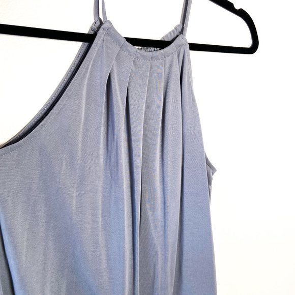 Grey Halter Tank Top - Picture 2 of 3